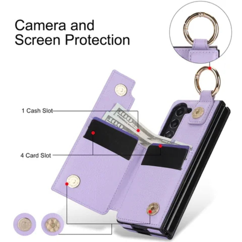Icone™ FoldingCase: 3-i-1 Foldbart Telefon, Kort Og Pung Etui