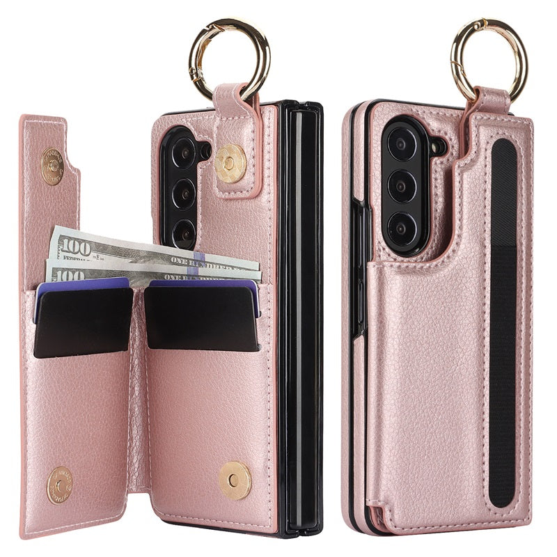Icone™ FoldingCase: 3-i-1 Foldbart Telefon, Kort Og Pung Etui
