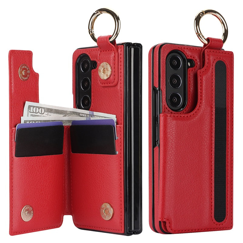 Icone™ FoldingCase: 3-i-1 Foldbart Telefon, Kort Og Pung Etui
