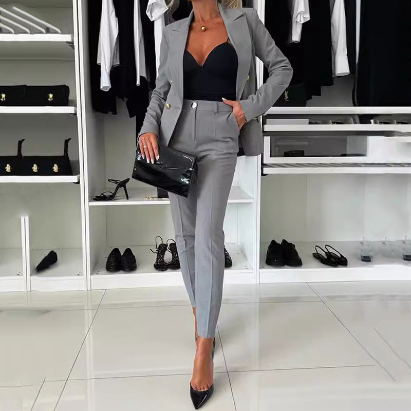 Icone™ FormalWear: Blazer Og Buksedragt Til Kvinder, Elegant Og Formelt Sæt