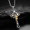 Jewelance™ CrossProtection 1+1 GRATIS: Åndelig Beskyttelse Kors Vedhæng Halskæde Med Gaveæske