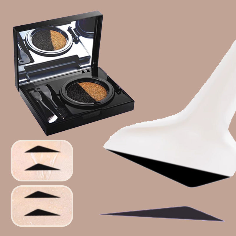 EyeStamp 1+1 GRATIS - Dobbeltfarvet Eyeliner Og Øjenbrynscreme Stempel Sæt
