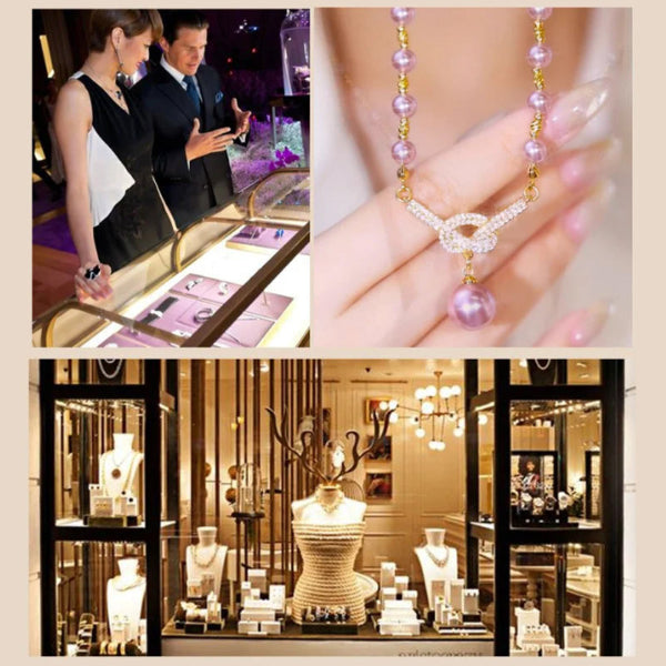 Jewelance™ PearlNecklace 1+1 GRATIS: Kvinders Elegant Perleperle Halskæde