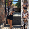 Icone™ ZebraJacket: Elegant Stilfuld Zebramønster Jakke