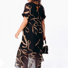 Icone™ FlowyDress: Dobbeltlags V-Hals Flydende Maxi-Kjole