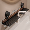 GlideHold® BathroomRack™: Moderne Sugning Badeværelsesstativ Med U-Rilledesign