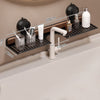 GlideHold® BathroomRack™: Moderne Sugning Badeværelsesstativ Med U-Rilledesign