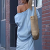 Icone™ FashionSet: Stilfuld Off-Shoulder Top Og Denimnederdel