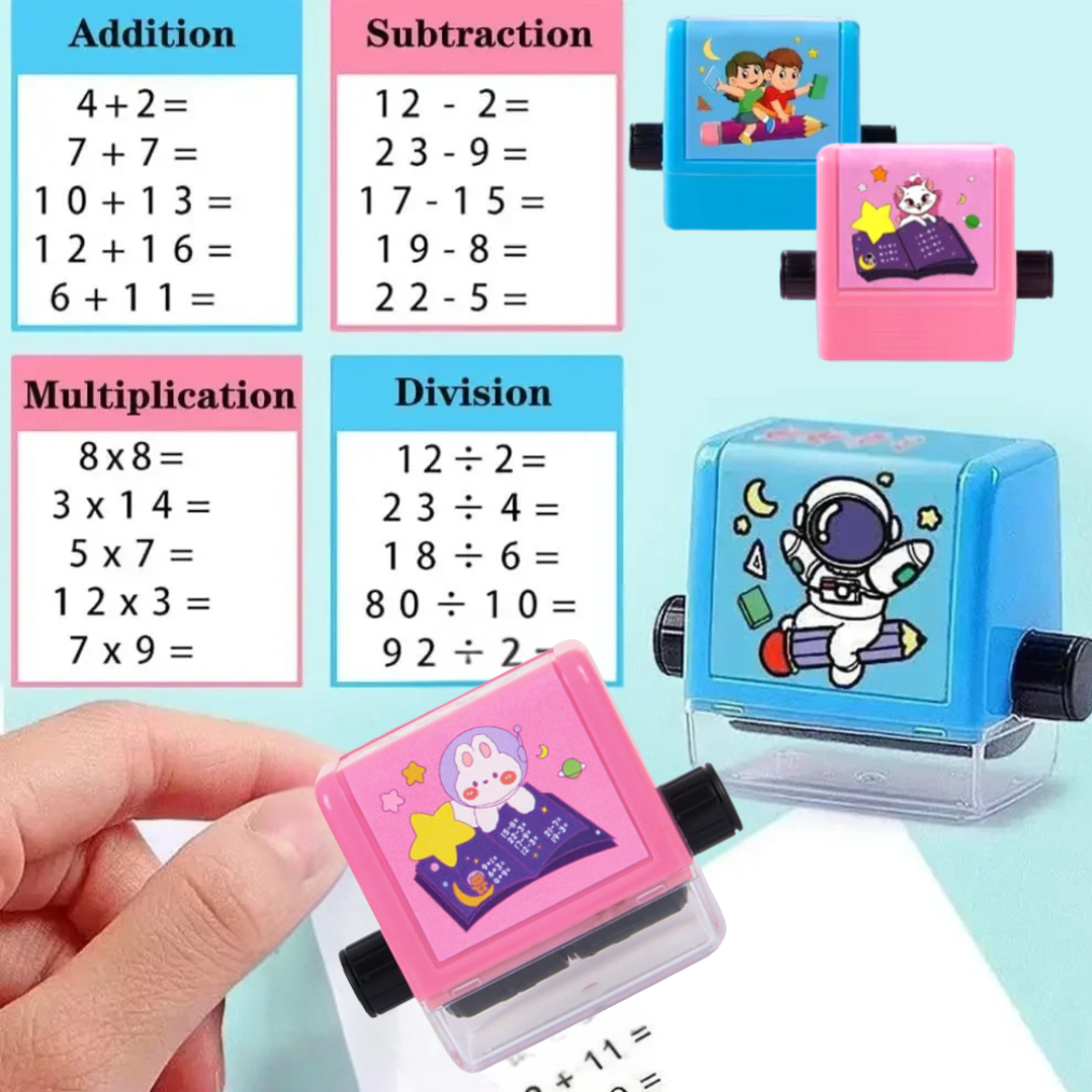 Kletshuts™ MathStamp: Digital Roller Matematik Undervisning Stempel