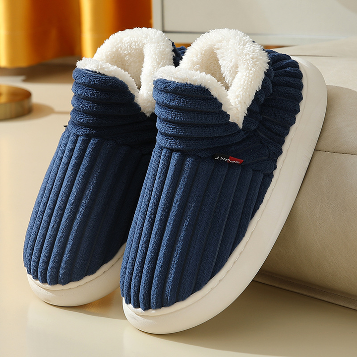 Happy™ CozySlippers: Unisex Vinter Fodtøj Komfortabelt Varmt Tøfler