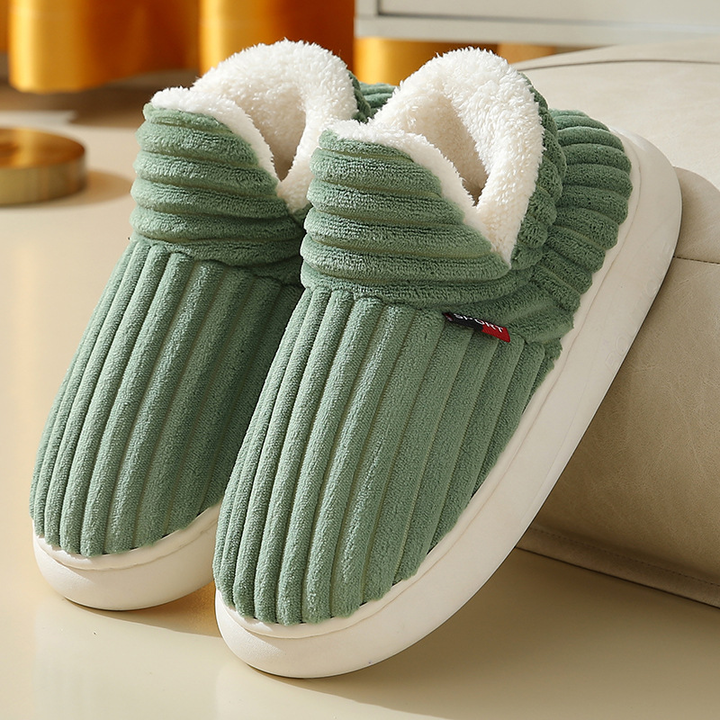 Happy™ CozySlippers: Unisex Vinter Fodtøj Komfortabelt Varmt Tøfler