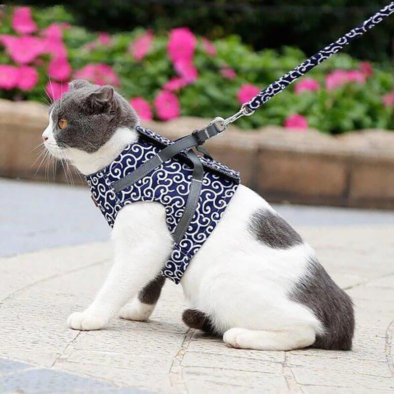 DogCatFri™ Leash - Anti-Break Away Vest Sele og Snor Sæt