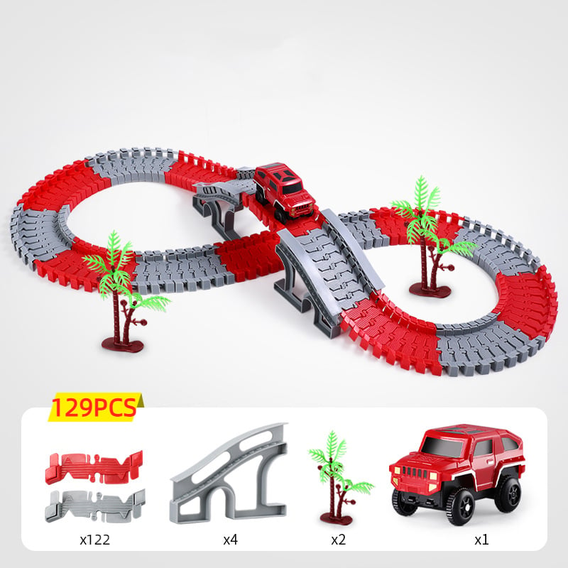 Kletshuts™ FlexibleTrack - Fleksibel Rail Track Legetøjssæt