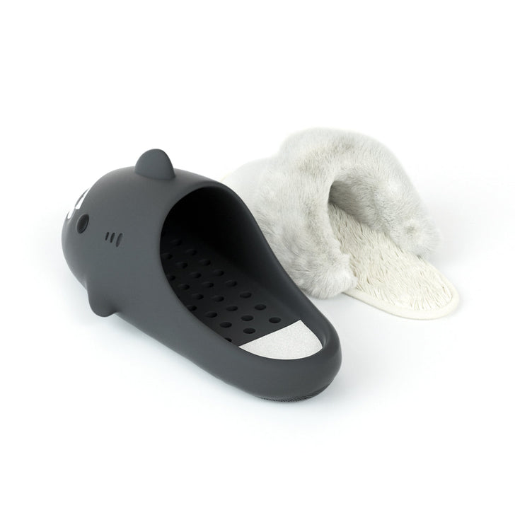 Happy™ PlushSlippers - Skridsikker Vinter Haj-slides