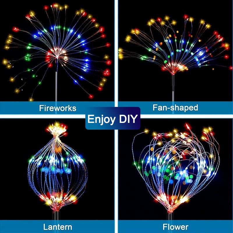 Ledsen™ Firework - Solcelle LED Udendørs Eventyrlys