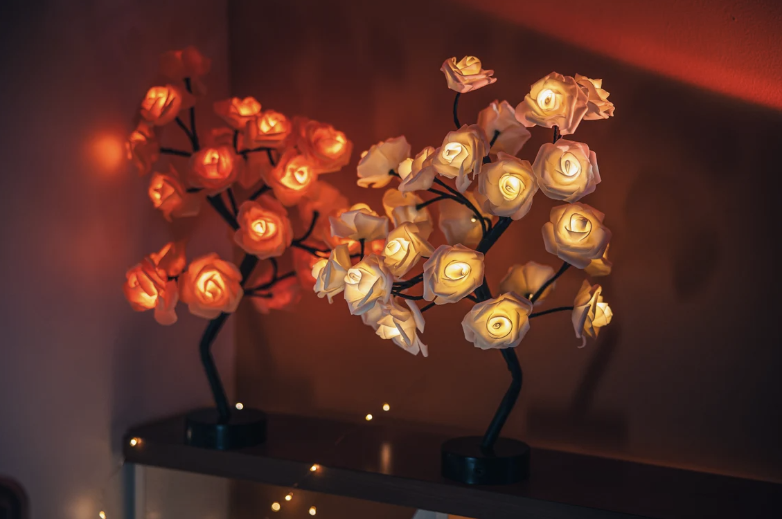 Leddi™ Rose - Forever Rose Blomst Lampe