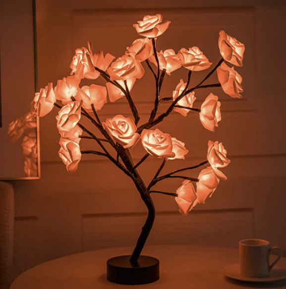 Leddi™ Rose - Forever Rose Blomst Lampe